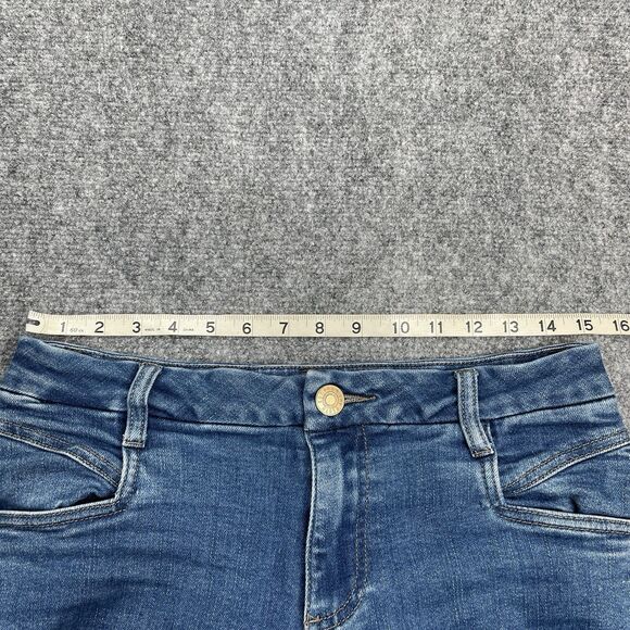 Kut From The Cloth Meg Mid Rise Fab Ab Wide Leg Jeans Womens Size 4 Stretch - Picture 6 of 8